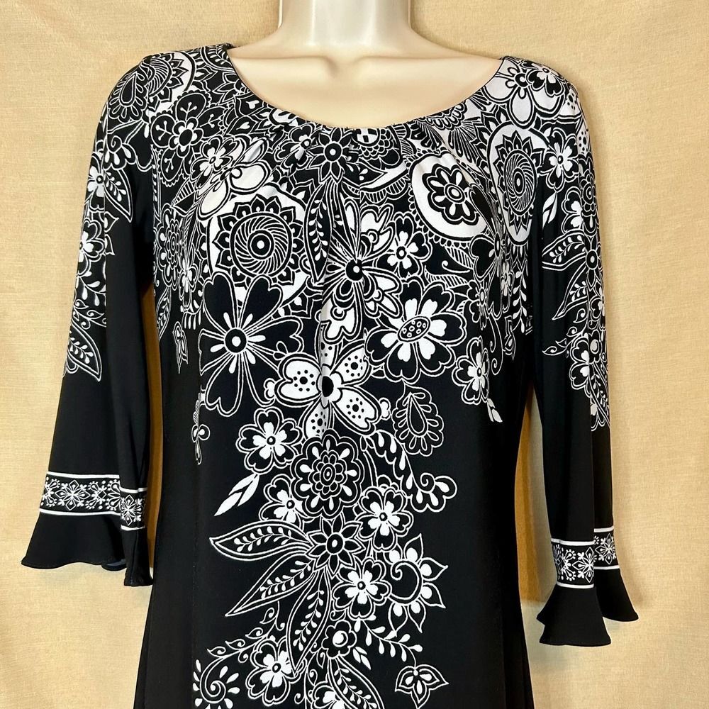London Times Petites | Black Dress | 4P